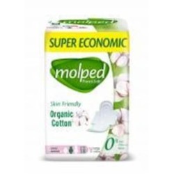 Прокладки гигиенические Molped Pure&Soft long 5 капель 18 шт.