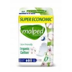 Прокладки гигиенические Molped Pure&Soft night eco 16 шт.