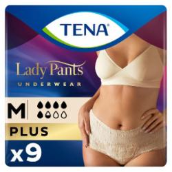 Трусы урологические для женщин Tena Lady Pants Plus Creme Medium 9 шт.