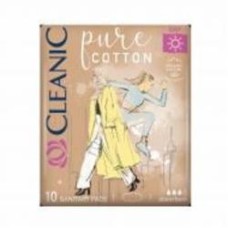 Прокладки ежедневные Cleanic Pure Cotton 3 капли 10 шт. Прокладки ежедневные Cleanic Pure Cotton 3 капли 10 шт.