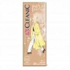 Прокладки ежедневные Cleanic Pure Cotton 1 капля 20 шт. Прокладки ежедневные Cleanic Pure Cotton 1 капля 20 шт.