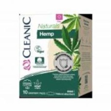 Прокладки гигиенические Cleanic дневные Naturals Hemp 3 капли 10 шт. Прокладки гигиенические Cleanic дневные Naturals Hemp 3 капли 10 шт.