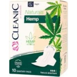Прокладки гигиенические Cleanic Naturals Hemp 3 капли 10 шт.