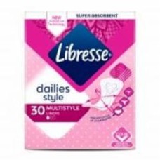 Прокладки ежедневные Libresse Мультистайл 30 шт. Прокладки ежедневные Libresse Мультистайл 30 шт.