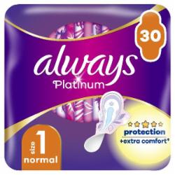 Прокладки гигиенические Always Platinum Normal Размер 1 30 шт.
