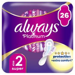 Прокладки гигиенические Always Platinum Super Размер 2 26 шт.