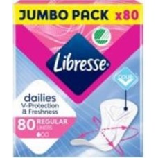 Прокладки ежедневные Libresse Dailies Fresh Regular 80 шт. Прокладки ежедневные Libresse Dailies Fresh Regular 80 шт.