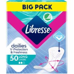 Прокладки ежедневные Libresse Dailies Fresh Long 50 шт. Прокладки ежедневные Libresse Dailies Fresh Long 50 шт.