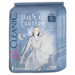 Прокладки гигиенические Cleanic ночные Pure 8 шт.