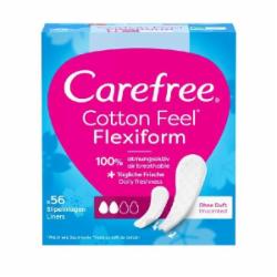 Прокладки ежедневные Carefree Флекси Форм без аромата 56 шт.