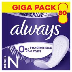 Прокладки ежедневные Always Daily Fresh Normal Без запаха 80 шт.