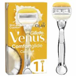 Станок для бритья Gillette Venus ComfortGlide Olay с кокосом с 1 сменным картриджем 1 шт.