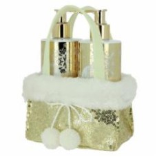 Набор подарочный унисекс Vivian Gray Golden Glitters Мыло жидкое +лосьон д/рук Vanilla & Patchou