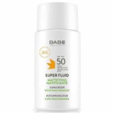 Крем солнцезащитный BABE Laboratorios Super Fluid SPF 50 для всех типов кожи с матирующим эффектом 50 мл