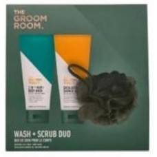 Подарочный набор для мужчин Groom Room Wash & Scrub Duo
