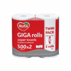 Бумажные полотенца Ruta Giga Rolls двухслойная 2 шт.