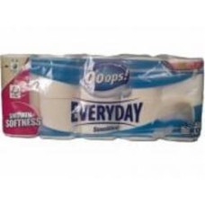 Туалетная бумага Ooops! EveryDay Sensetive тришаровий 10 шт.