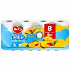 Туалетная бумага Ruta тришаровий 8 шт.