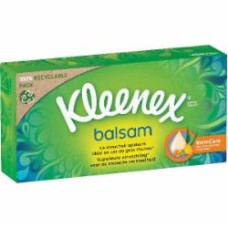 Салфетки гигиенические в коробке Kleenex Balsam 64 шт.