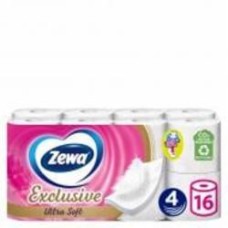 Туалетная бумага Zewa Exclusive чотиришаровий 16 шт.