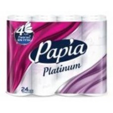 Туалетная бумага PAPIA чотиришаровий 24 шт.