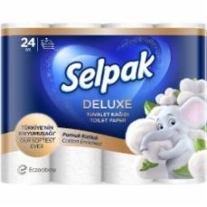 Туалетная бумага Selpak Deluxe тришаровий 24 шт.