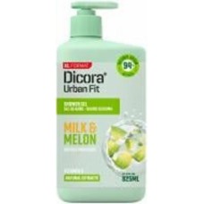 Гель для душа DICORA Urban Fit Молоко и диня 825 мл