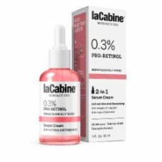 Крем для лица LaCabine LaCabine 0.3% Pro-Retinol 2 in 1. Увлажняющая крем-сыворотка против морщин кожи лица, 0,3% проретинола 30 мл