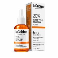Крем-сыворотка LaCabine 20% Super Vit-C 2 in 1 для осветления и увлажнения кожи лица 30 мл