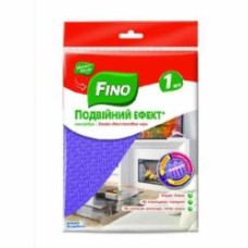 Салфетки из микрофибры Fino двойная 1 шт./уп. синяя