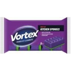 Губка универсальная Vortex (3d-структура) 5 шт.