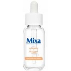 Сыворотка для лица Mixa с витамином С и гликолиевой кислотой для сияния тусклой чувствительной кожи лица 30 мл