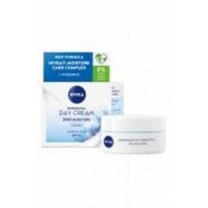 Крем для лица денний Nivea освежающий SPF 15 «Интенсивное увлажнение 24 часа» 50 мл