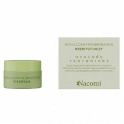 Крем для кожи вокруг глаз Nacomi Avocado + Ceramides регенерирующий 15 мл