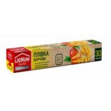 Пленка пищевая LIGNUM 29 см х 30 м в коробке с ножом-пилкою