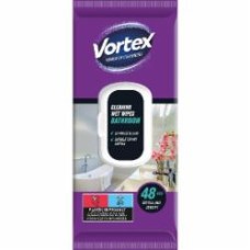 Влажные салфетки Vortex для ванной комнаты 48 шт./уп. белые