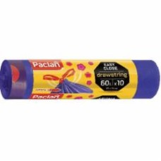 Мешки для мусора с затяжками Paclan AROMA 60 л 10 шт.
