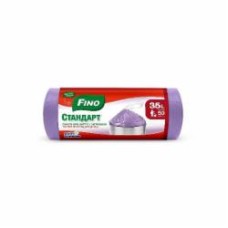 Мешки для мусора с затяжками Fino Станд стандартные 35 л 50 шт.