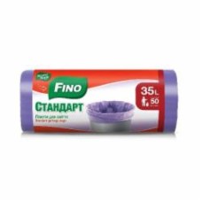 Мешки для бытового мусора Fino Cтандарт стандартные 35 л 50 шт.