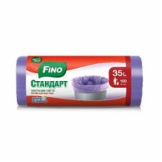Мешки для бытового мусора Fino Cтандарт стандартные 35 л 100 шт.