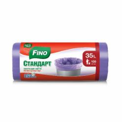 Мешки для бытового мусора Fino Cтандарт стандартные 35 л 100 шт.