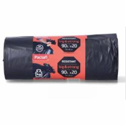 Мешки для бытового мусора Paclan Big & Strong крепкие 90 л 20 шт.