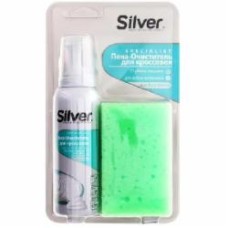 Пена-очиститель Silver для спортивной обуви с губкой 0,125 мл
