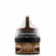 Крем Lustro для обуви 50 мл коричневый