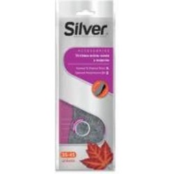 Стельки войлочные осень-зима Silver р.35-45 серый