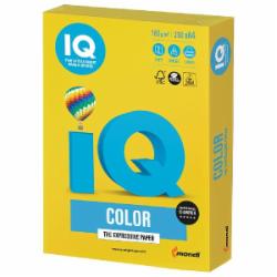 Бумага офисная цветная IQ A4 160 г/м светло-желтый 250 листов