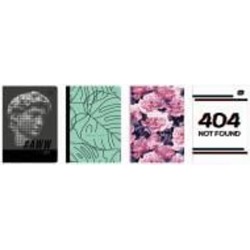 Тетрадь А5 60 листов в линию MAT+UV FSC Mix Credit InterDRUK