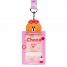 Бейдж на ленте Line Friends Choco YES