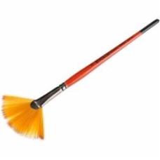 Кисть Carrot 1097FN № 10 синтетика веерная KOLOS