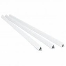 Планки-зажимы Agent 10 мм белые 100 шт.